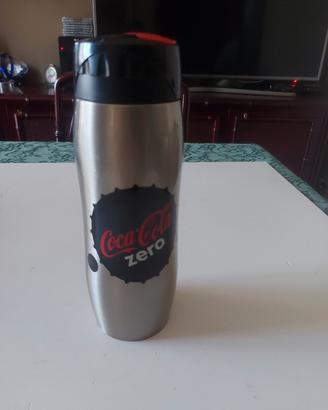Borraccia metallo Coca-Cola Zero come nuova Elite
