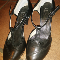 Scarpe pelle stile anni 60