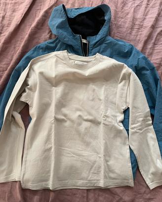 Set Giacca a vento Shein e maglietta Zara 11-12Y