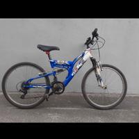 Mtb raggio 24, 8/11 anni biammortizzata 