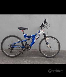 Mtb raggio 24, 8/11 anni biammortizzata 