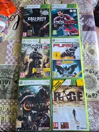 giochi xbox 360 guerra, pes e bambini