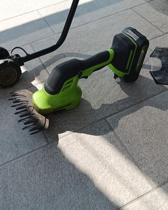 Tagliabordi/cesoia elettrica Greenworks