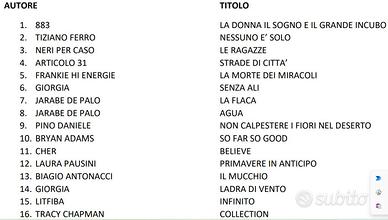 59 cd originali musica pop 