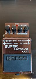 Pedale per effetti musicali Boss OC-3 Super Octave