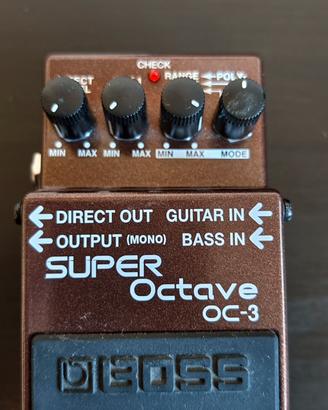 Pedale per effetti musicali Boss OC-3 Super Octave