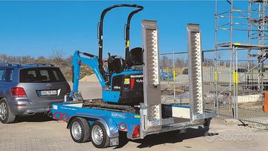 Carrello 3490 kg Miniescavatore Pantografo
