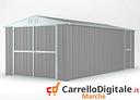 box-garage-auto-in-acciaio-327x611cm-grigio-chiaro