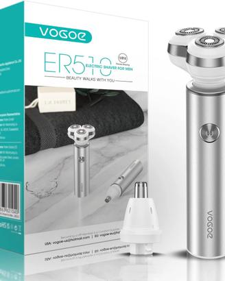 Rasoio Elettrico Barba uomo, Ricaricabile 3D Con R