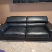 Stupendo divano in pelle Fatto su misura