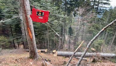 Teleferica forestale + corrello Bergwald 3000