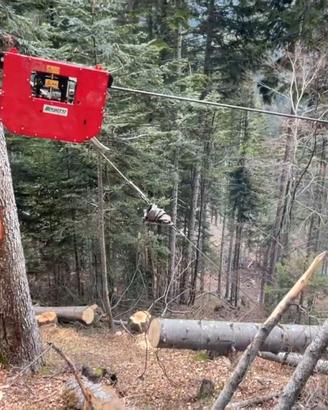 Teleferica forestale + corrello Bergwald 3000