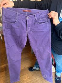 Pantalone viola uomo Siviglia taglia 34