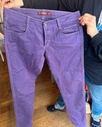 Pantalone viola uomo Siviglia taglia 34