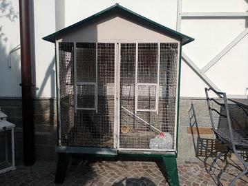 voliera per uccelli 