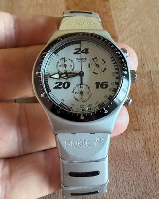 Swatch Irony Chrono, Straight Edge in Alluminio