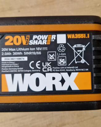 Batteria Worx Power Share WA3551.1