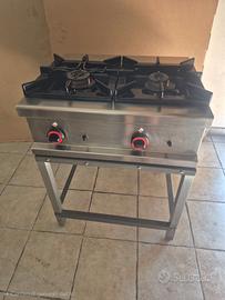 cucina 2 fuochi A gas -cm 70 x 60 x 25 h Lotus