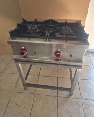 cucina 2 fuochi A gas -cm 70 x 60 x 25 h Lotus