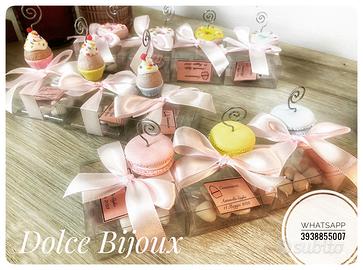 Bomboniere dolcetto macaron compleanno