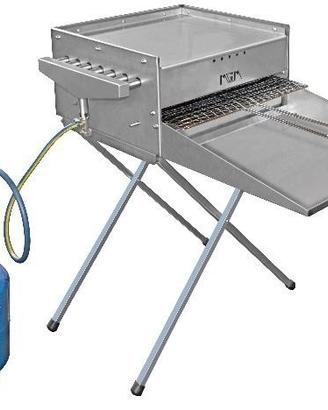 Barbecue 100% inox NIENTE FUMO TUTTO ARROSTO