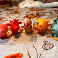 Set 5 giocattoli da bagno animali da fattria