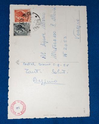 cartolina alpini  anni 60