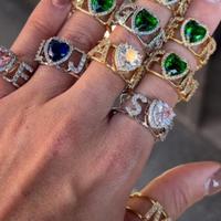 Anello lettera cuore