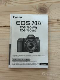 MANUALE ISTRUZIONI ORIGINALE CANON EOS 70D