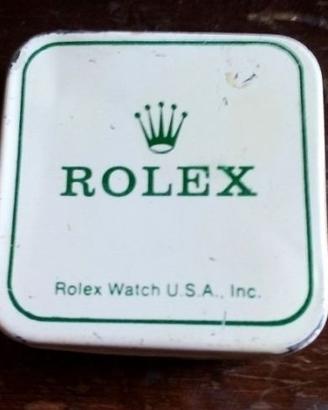5 contenitori  vintage per ricambi Rolex