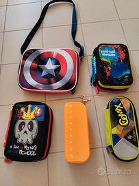 N° 4 Astucci e N° 1 borsa