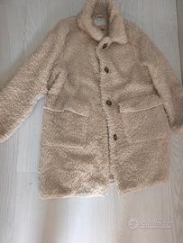 Cappotto Zara Bambini taglia 12 Anni Panna