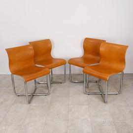 Set 4 Sedie Franz T. Sartori design anni 70