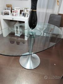 tavolo in cristallo 