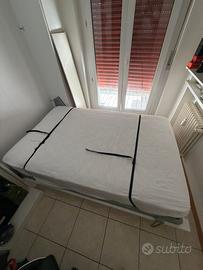 Letto a scomparsa + materasso + armadio + scaffale