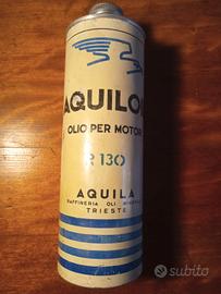 Latta PUBBLICITARIA Olio da motore AQUILOIL 
