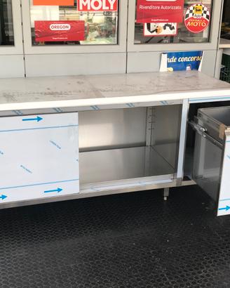 Tavolo Armadiato INOX RISTORAZIONE Bancone Aliment