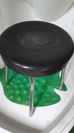 sgabello da bagno nero