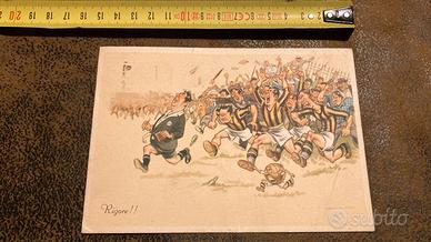 Cartolina umoristica Inter anni 50