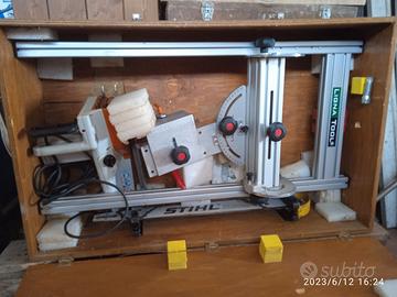 Guida di precisione per taglio travi in legno