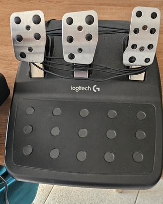 volante e pedaliera logitech g29+ truck simulator2