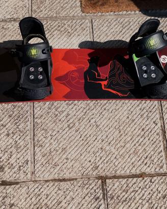 TAVOLA SNOWBOARD DYNASTAR CON ATTACCHI DRAKE