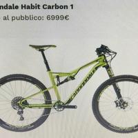 MTB Cannondale Lefty Habit 1 Carbon 