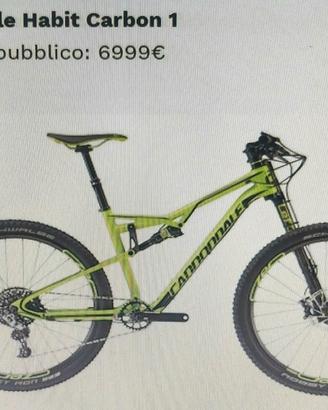 MTB Cannondale Lefty Habit 1 Carbon 