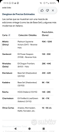 carta Pokémon disponible