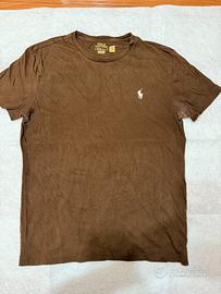 Maglietta Uomo Marrone Polo Ralph Lauren Taglia S