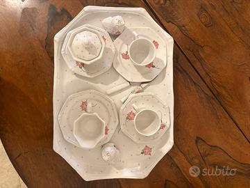 Servizio da colazione in ceramjca