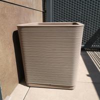 Vaso in plastica quadrato