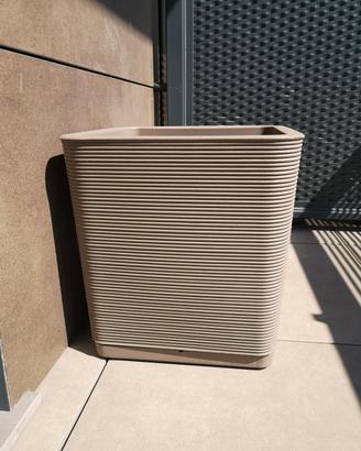 Vaso in plastica quadrato