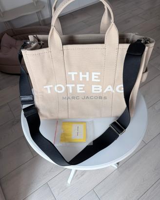 Borsa Marc Jacobs The Tote Bag Canvas Beige